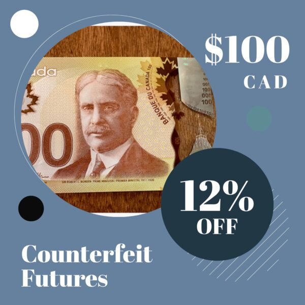 Undetectable Canadian Dollar Counterfeit